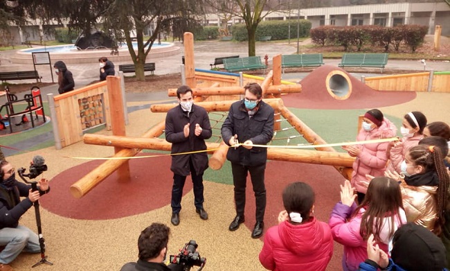 Senza barriere: inaugurata l’area giochi inclusiva al 100% in Barona
