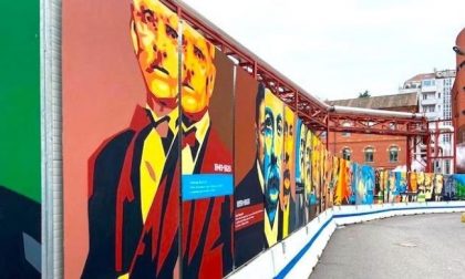 I murales di Orticanoodles colorano il cantiere del nuovo Policlinico