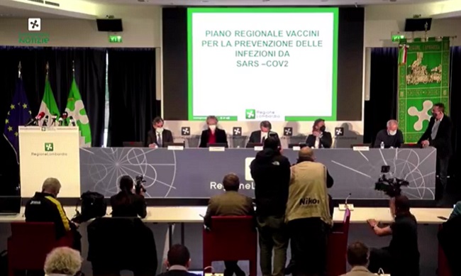 Cambia il piano della campagna vaccinale di Regione: tutte le dosi sui Comuni in zona arancione