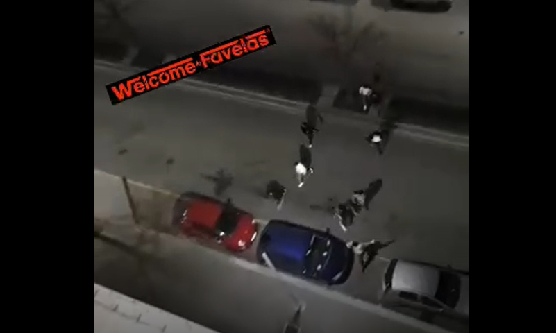 Festino interrotto dai carabinieri, il video della fuga di massa all’arrivo della volante