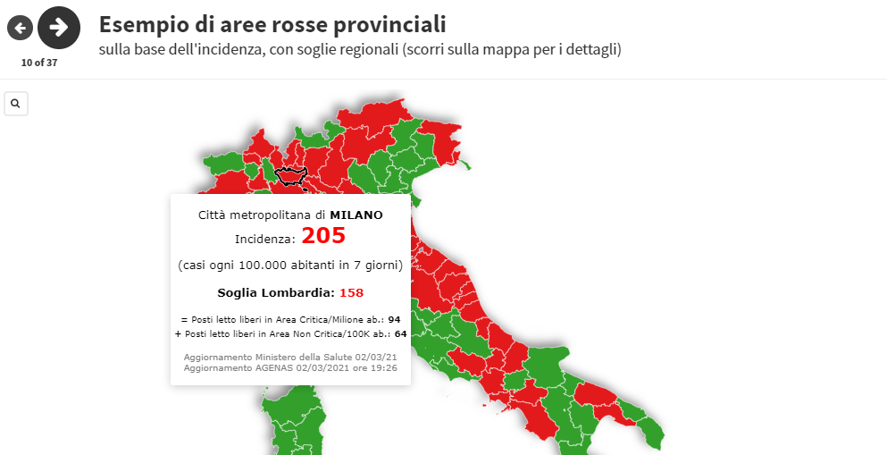 Scuole chiuse nei territori con 250 casi ogni 100mila abitanti: la situazione a Milano