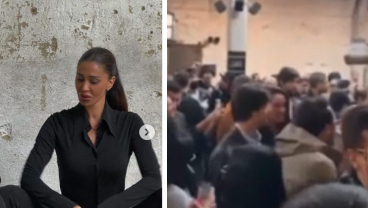 Assembramenti e balli senza mascherine all’inaugurazione milanese del Sanctuary. C’è anche Belen ma “in disparte”