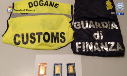 Contrabbando a Malpensa: trovate tre placchette d’oro puro