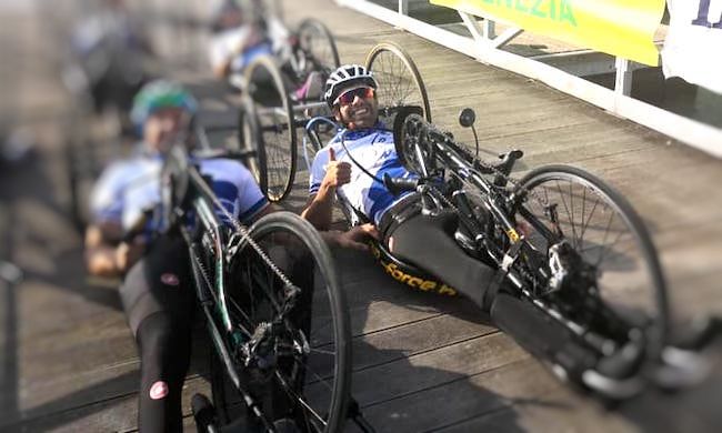 Investito sulla handbike, Fittipaldi: “Qualche ammaccatura, ma sto bene”
