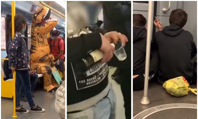 Metro che prendi, pazzi che trovi: dal dinosauro all’ubriaco, da chi fuma a chi canta