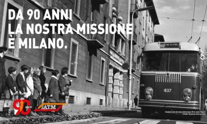 Atm festeggia i suoi 90 anni: la campagna per immagini a Milano