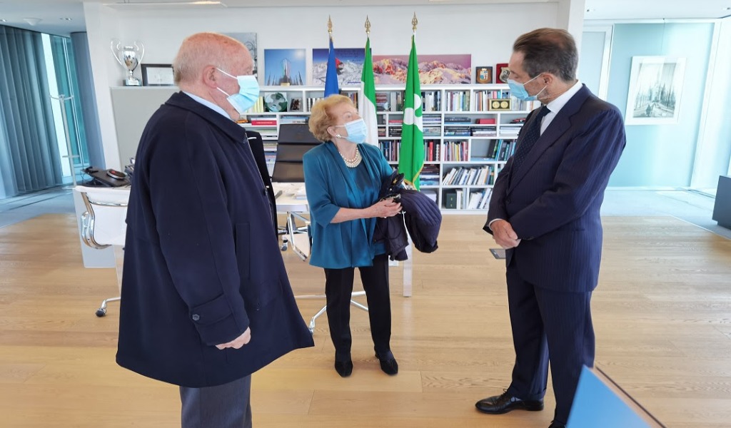 Nata e cresciuta a Milano, Carla Brambilla festeggia i suoi 91 anni a Palazzo Lombardia