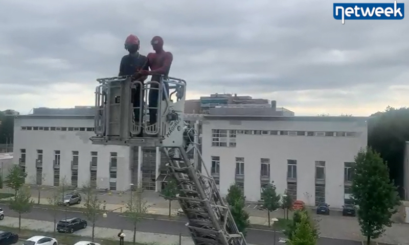 Da New York alla pediatria del Niguarda: Spiderman entra dalla finestra