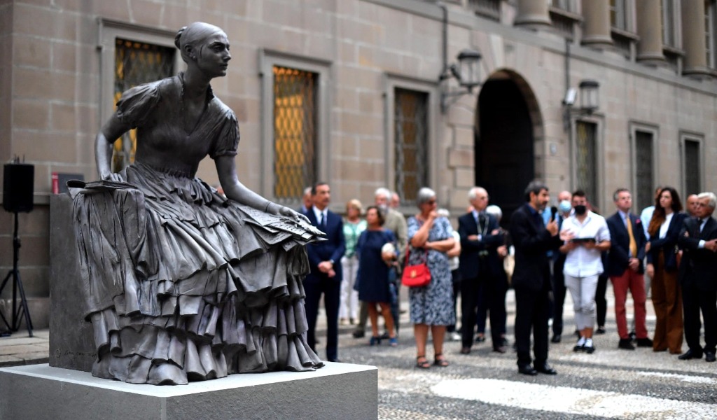La prima donna ad avere una statua nella grande Milano è Cristina Trivulzio di Belgiojoso