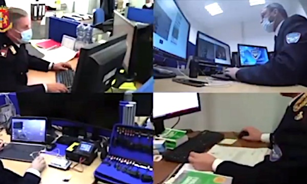 No vax organizzavano violenze: blitz e perquisizioni all’alba della Polizia di Stato