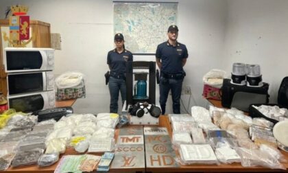 La casa trasformata in raffineria: sequestrati 40 kg di droga