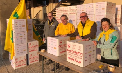 Coldiretti dona 70 quintali di cibo alle famiglie bisognose di Milano, Lodi e Monza