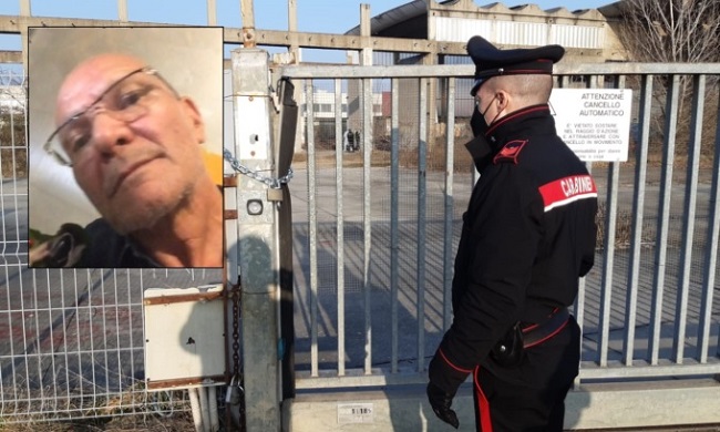 Il cadavere trovato carbonizzato in fabbrica ha un nome: sospettato il figlio