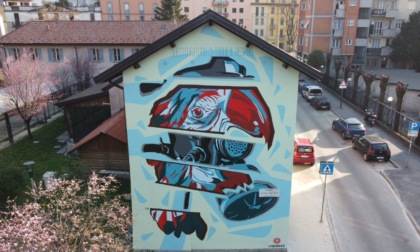 A Milano compare un murale "mangia smog" nell'area giochi Cesare Pagani