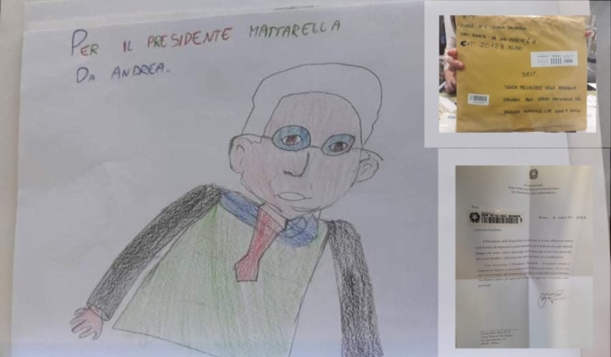 La lettera del “Signor Presidente della Repubblica” Mattarella ai piccoli alunni delle elementari di via San Mamete a Milano