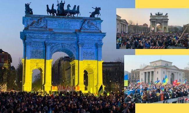 Oltre 10mila persone a Milano alla manifestazione per la pace