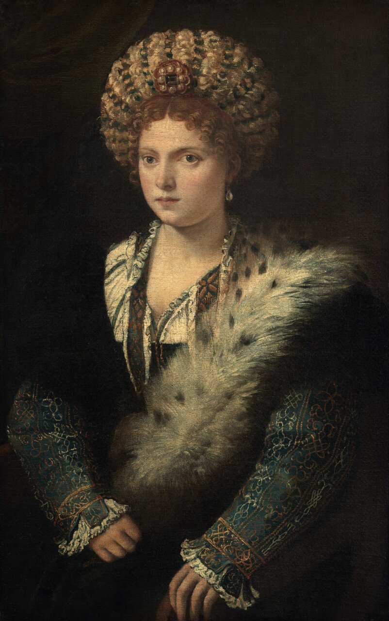 7 TIZIANO Isabella d’Este in nero (1534-1536 ca)
