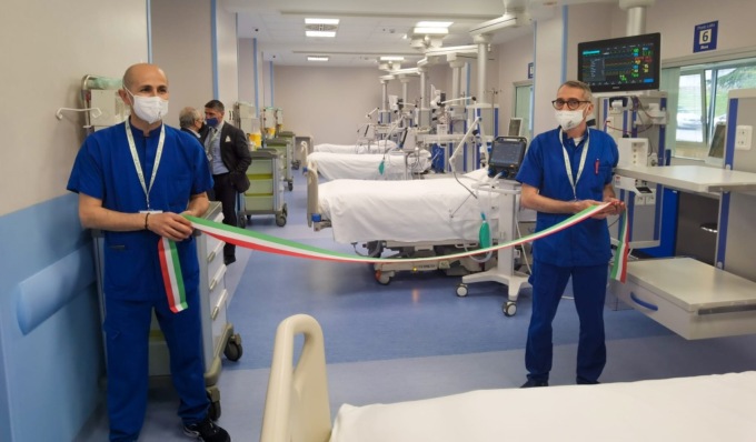 Nuovo reparto di Terapia intensiva al San Paolo di Milano