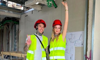 Chiara Ferragni e Fedez nel cantiere della nuova casa: attico a due piani con piscina condominiale