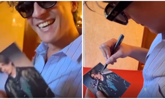 Fan di Rkomi si avvicina per chiedergli un autografo… ma è Tananai