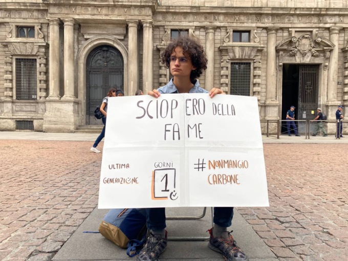 16enne inizia sciopero della fame contro i cambiamenti climatici