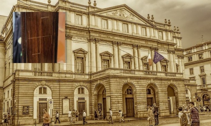 Nuova svastica al Teatro della Scala di Milano, e non è la prima volta