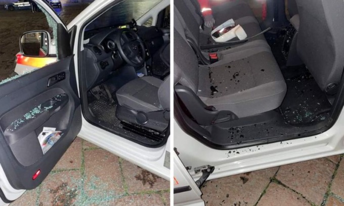 Prende a sassate l’ambulanza della Croce Rossa, fermato dalla polizia