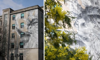 8 marzo, all'ospedale Niguarda un murale contro la violenza dedicato al mito di Dafne