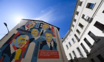 25 Aprile: inaugurato in via Lupetta un murale dedicato ai sindaci "ribelli"