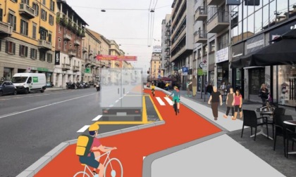 Al via da oggi i lavori per la ciclabile protetta in corso Buenos Aires