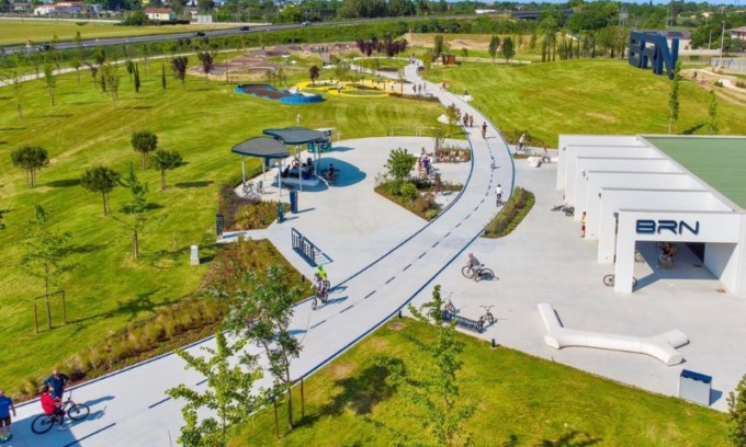 Inagurato a Forlimpopoli il più grande Bike Park d’Italia