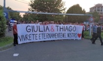 Senago, centinaia di persone in marcia in ricordo di Giulia e Thiago