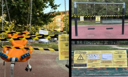 Bambini a rischio per l'inquinamento: blitz degli ambientalisti di Extinction Rebellion nei parchi giochi di Milano