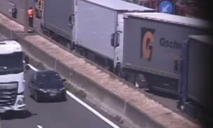 Incidente sull'autostrada A1 nel tratto tra Melegnano e bivio per tangenziale ovest: traffico in tilt