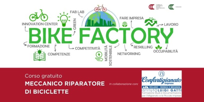 Bike Factory, al via al corso per diventare meccanico riparatore di biciclette