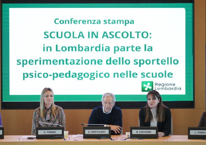 Da gennaio al via la sperimentazione dello sportello psicologico nelle scuole lombarde