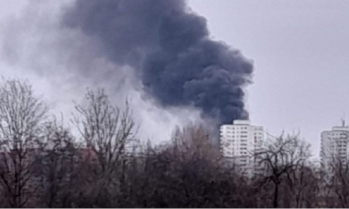Fiamme alle “Torri Bianche” in via Saponaro al Gratosoglio