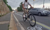 Il Ministero dei trasporti dice no alla segnaletica "salva bici" sul Ponte della Ghisolfa