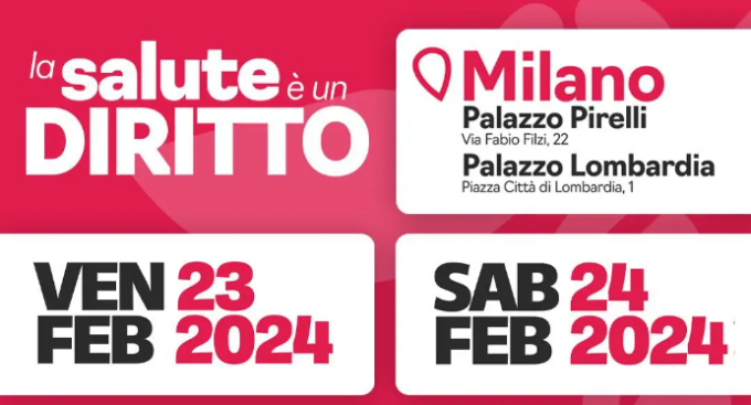 La salute è un Diritto: a Palazzo Pirelli la conferenza per parlare di Sanità