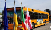 Il sindaco Sala consegna bus Atm alla città ucraina di Dnipro