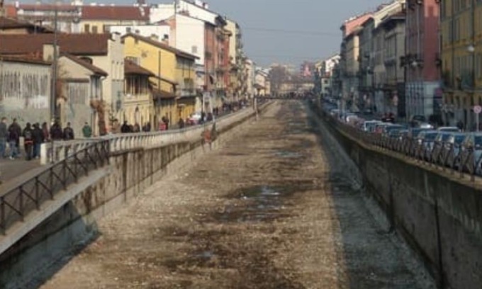 I Navigli di Milano sono ancora senz’acqua: ecco quando ritornerà