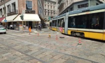 Il tram 15 finisce sullo spartitraffico in via Cappellari: caos per le linee deviate