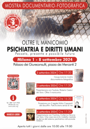  “Oltre il Manicomio: Psichiatria e Diritti Umani”. 