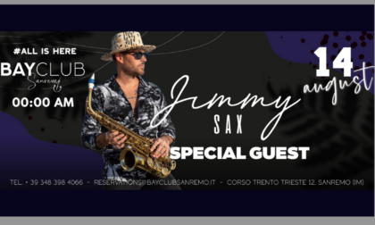 Jimmy Sax infiamma Sanremo: l'evento clou dell'estate al Bay Club