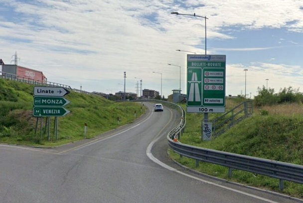 Chiusure sulla Tangenziale Nord per lavori notturni allo svincolo Novate/Bollate