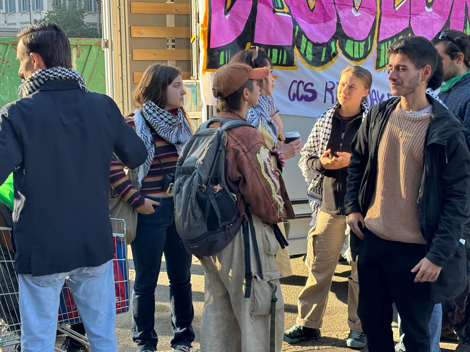 STUDENTI, ANCHE GRETA THUNBERG A MANIFESTAZIONE (FOTO 1)