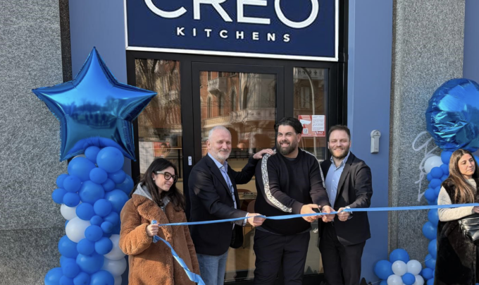 Gruppo LUBE ha inaugurato a Milano un nuovo Store Creo Kitchens