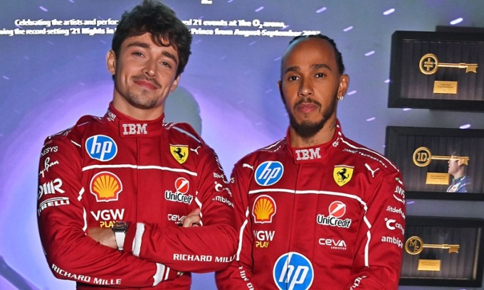 Oggi 6 marzo a Milano la festa Ferrari con Charles Leclerc e Lewis Hamilton prima della F1