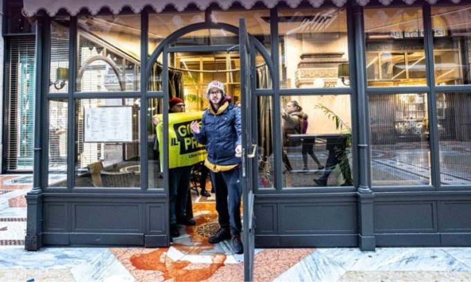 Misure di scurezza a Milano: 12 persone sanzionate per protesta al ristorante Cracco
