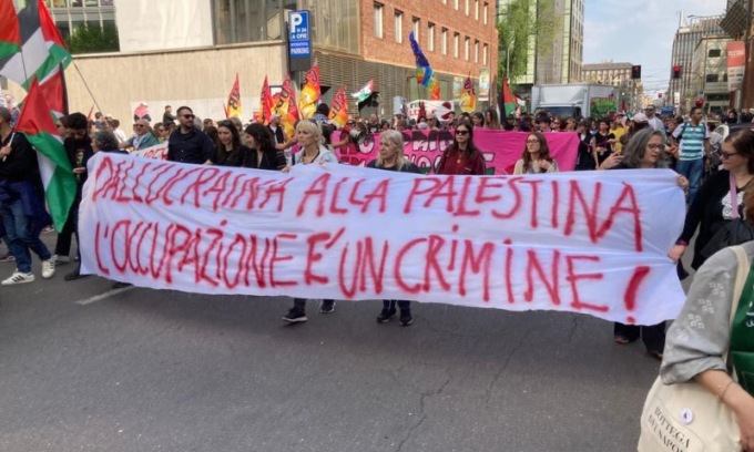 Corteo pro Palestina, scontri e polemiche a Milano